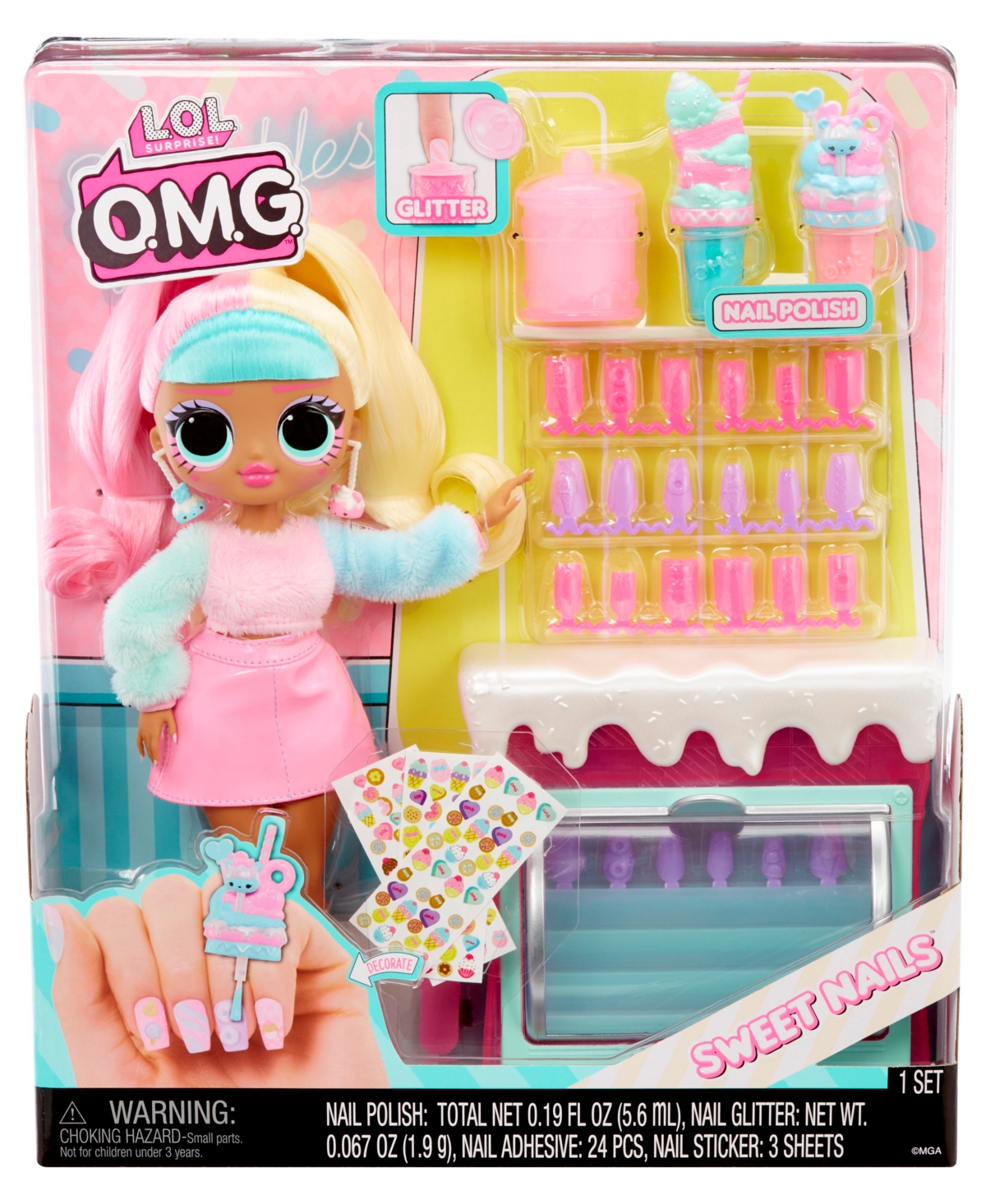 Shop Lol Surprise Omg Sweet Nails Candylicious Sprinkles Shop In Multicolor