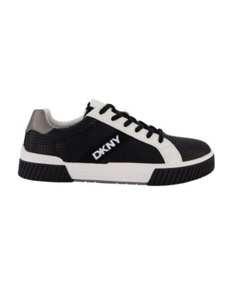 DKNY Navy Perforated Sneakers 10.5 M Rubber Sole Lace-Up Athletic Style Comfort New DKNY Women main image 3