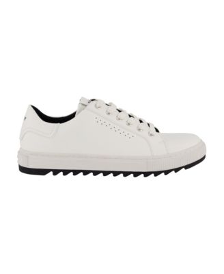 Men's Smooth Leather Sawtooth Sole Sneakers