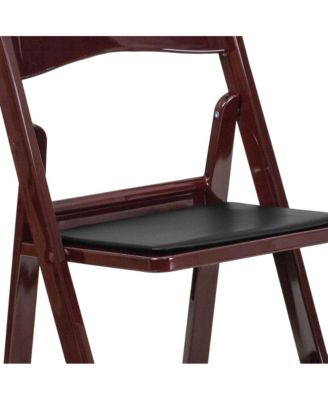 Folding Chair - Resin– 2 Pack 800Lb Weight Capacity Event Chair