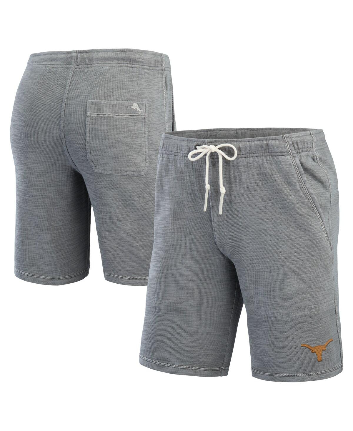 Shop Tommy Bahama Men's Gray Texas Longhorns Tobago Bay Tri-blend Shorts In Texas-grey