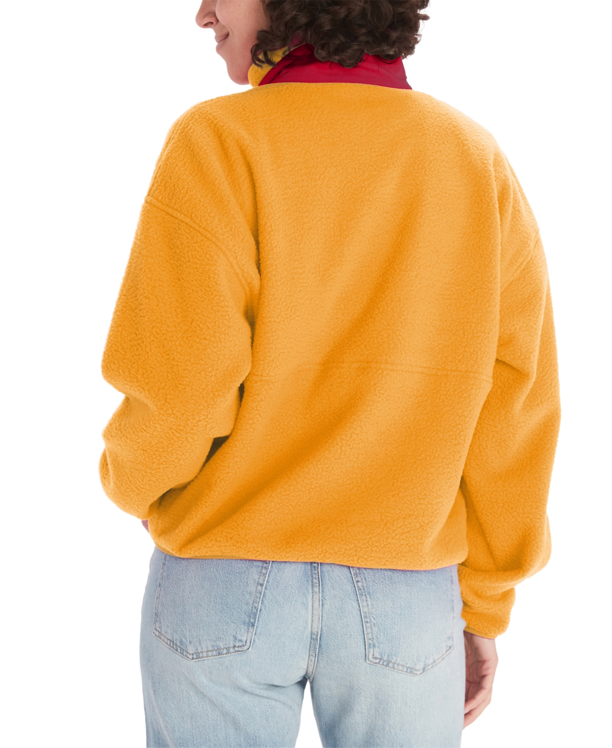Marmot Women's '94 E.c.o. Fleece Half-zip Jacket In Golden Sun