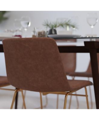 Carrollton 18 Inch Bucket Seat Dining Chairs, Set Of 2