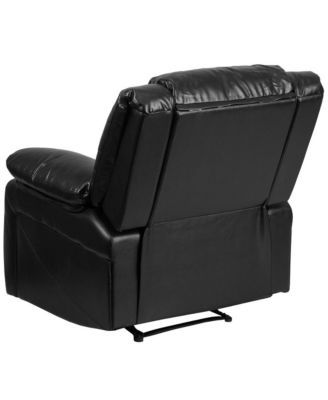 Recliner With Bustle Back And Padded Arms