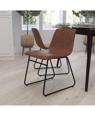 Carrollton 18 Inch Bucket Seat Dining Chairs, Set Of 2