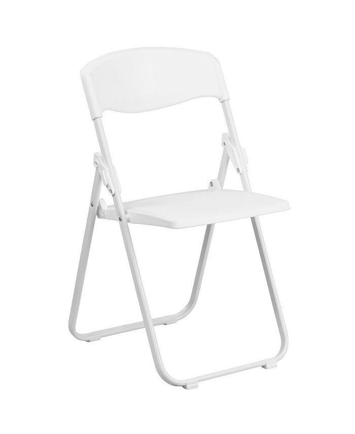 EMMA+OLIVER 2 Pack Commercial Event Plastic Folding Chair With Ganging Brackets Macy's