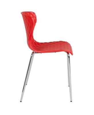 Contemporary Design Accent Dining Plastic Stack Chair