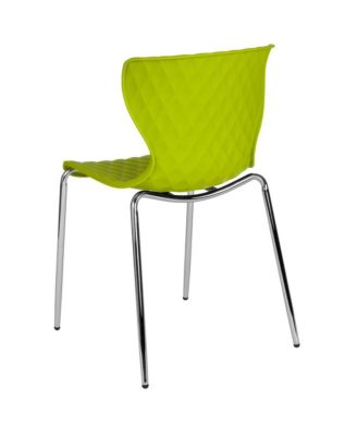 Contemporary Design Accent Dining Plastic Stack Chair