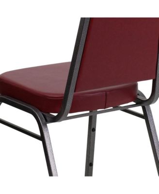 Trapezoidal Back Stacking Banquet Dining Chair - 2.5" Thick Seat