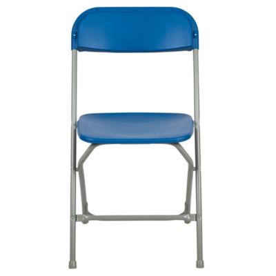 Set Of 6 Stackable Folding Plastic Chairs - 650 Lb Weight Capacity
