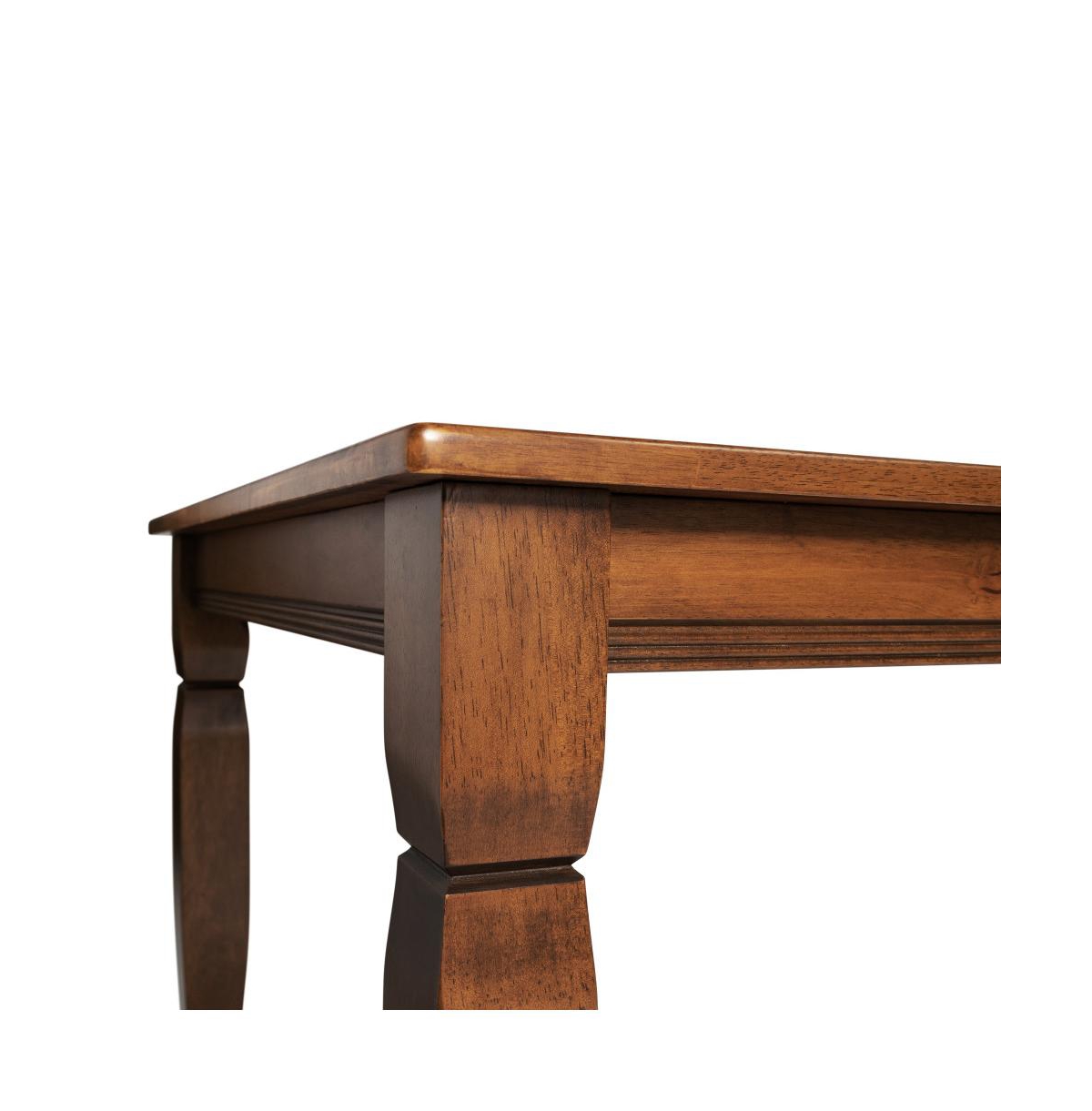 Merrick Lane Finnley Wooden Dining Table With Sculpted Legs
