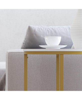 Fairdale End Table With Round Cross Brace Frame