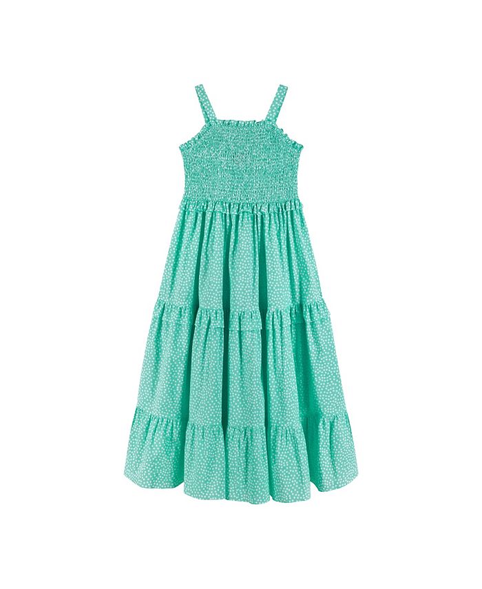 Andy & Evan Big Girls / Ditsy Floral Print Poplin Maxi Dress - Macy's