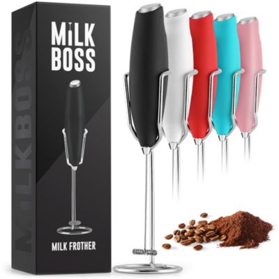 Milk Boss Milk Frother With Holster Stand