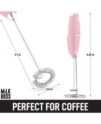 Milk Boss Milk Frother With Holster Stand