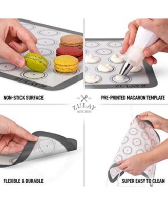 Macaron Silicone 4-Pc Baking Mat Set