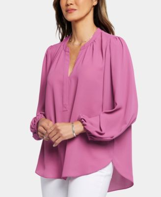 Puff Sleeve Popover Top