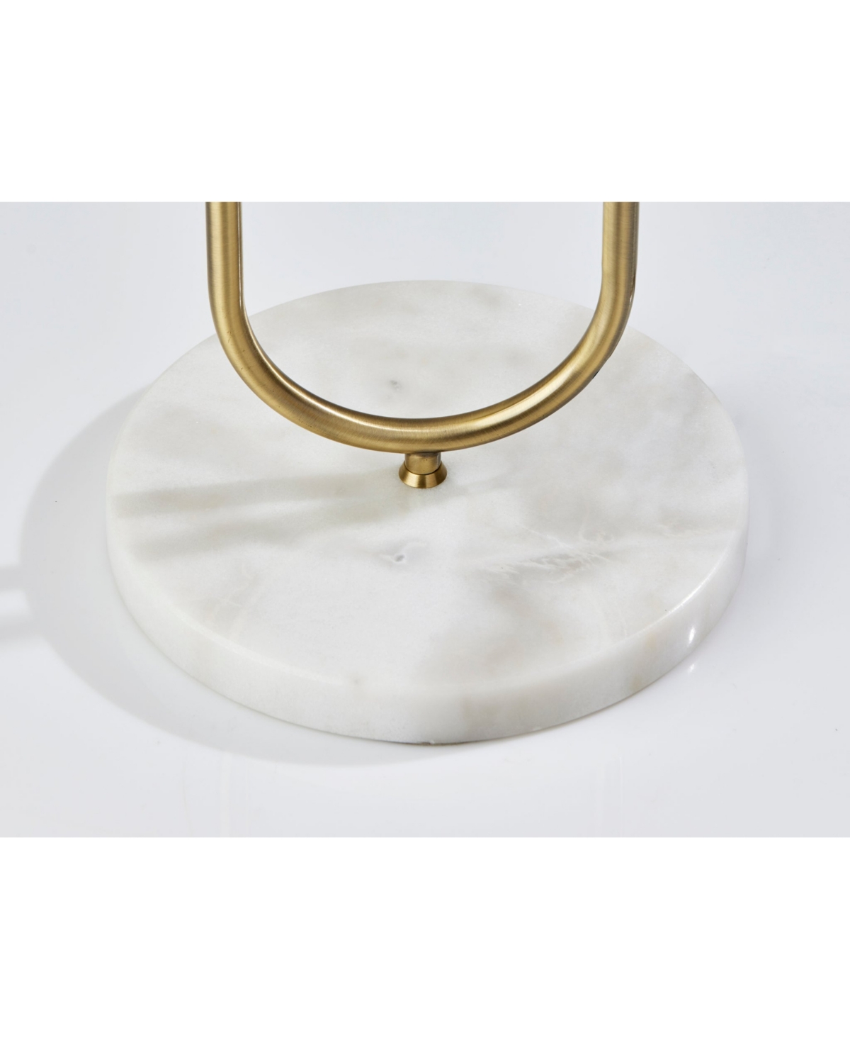 Adesso 61.25" Terra Shelf Floor Lamp In Antique-like Brass