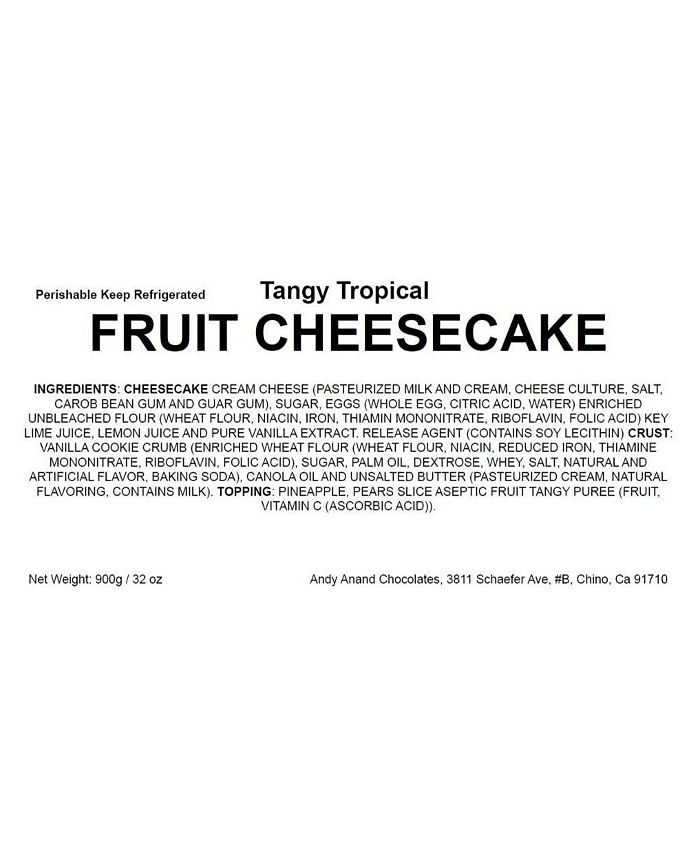 Andy Anand Pineapple Cheesecake 9