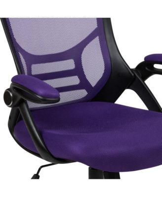 High Back Mesh Ergonomic Office Chair With Flip-Up Arms