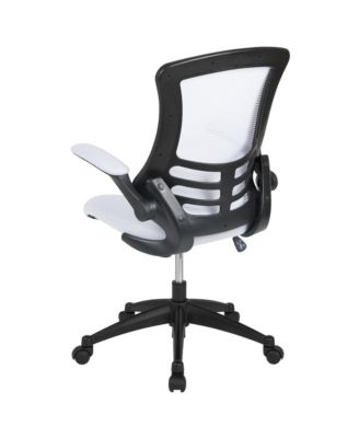 Mid-Back Mesh Swivel Ergonomic Task Office Chair With Flip-Up Arms
