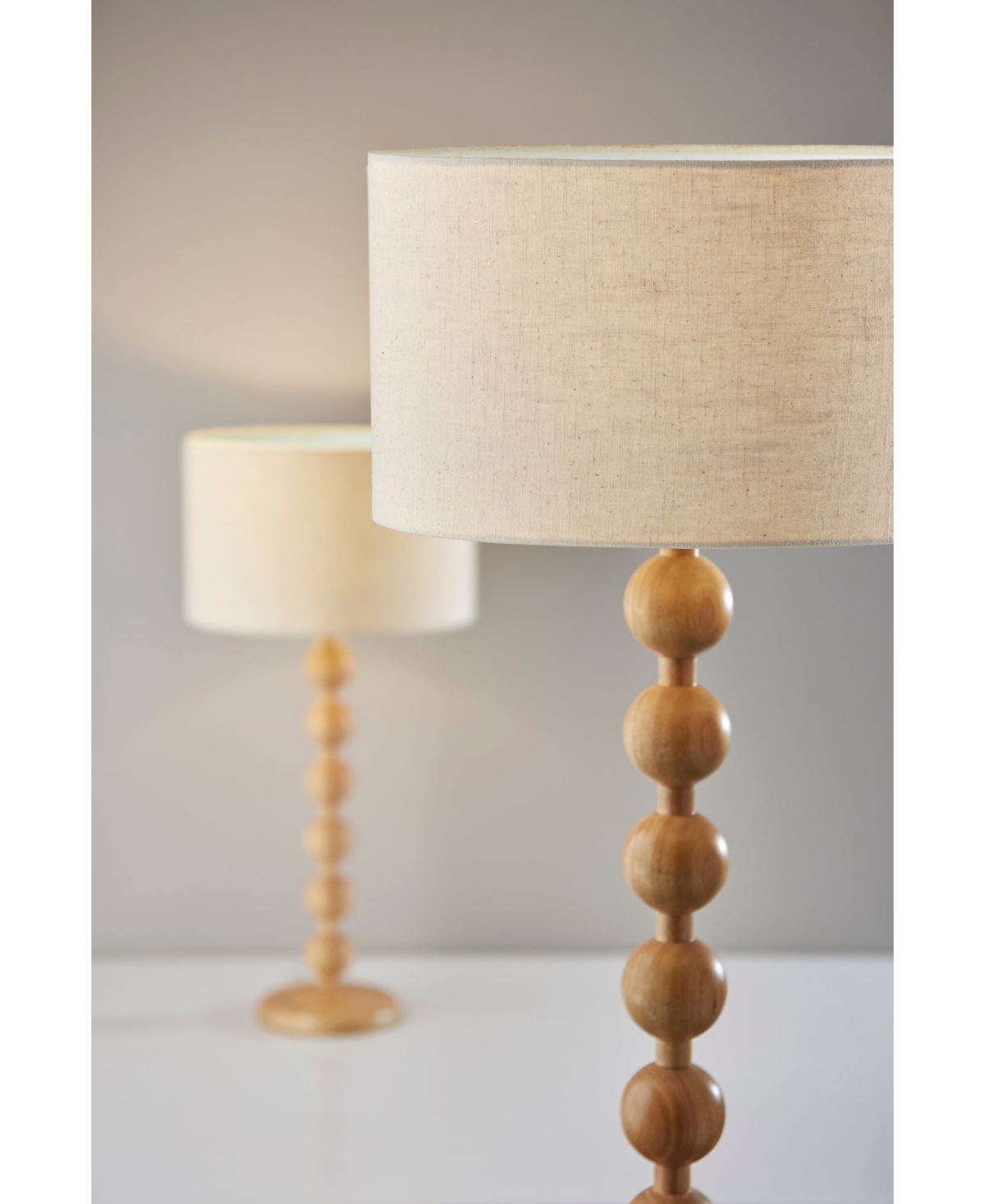 Adesso 62" Wood Orchard Floor Lamp In Natural Wood