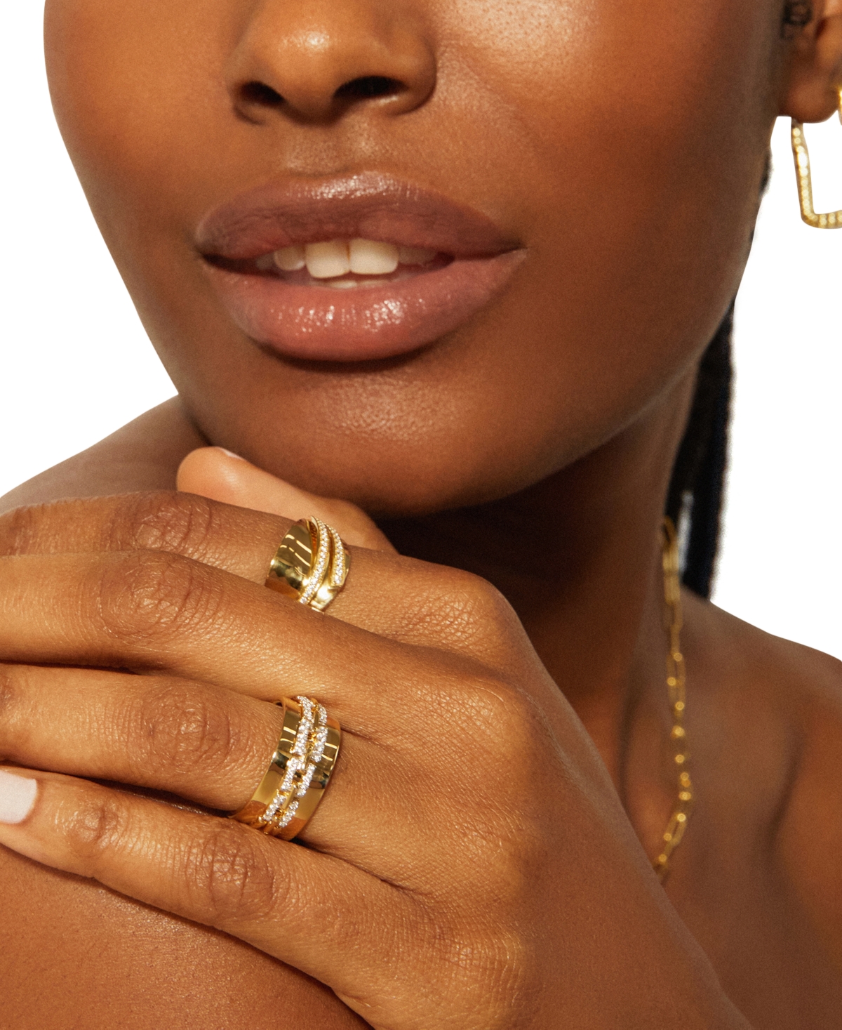Aurate infinity ring top