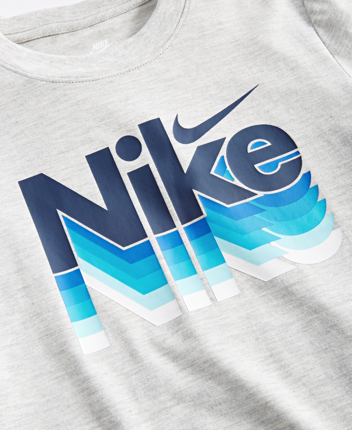 Nike Little Boys Retro Fader Crew Neck T-shirt