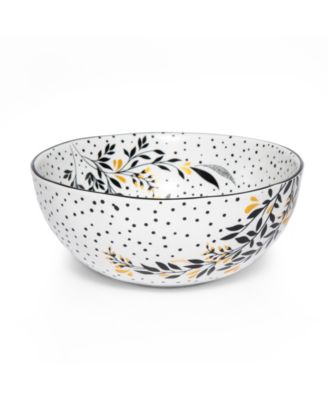 Sara Miller Artisanne Noir Cereal Bowls, Set of 4