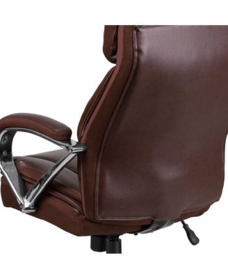 500 Lb. Big & Tall Leathersoft Executive Ergonomic Office Chair With Wide Seat
