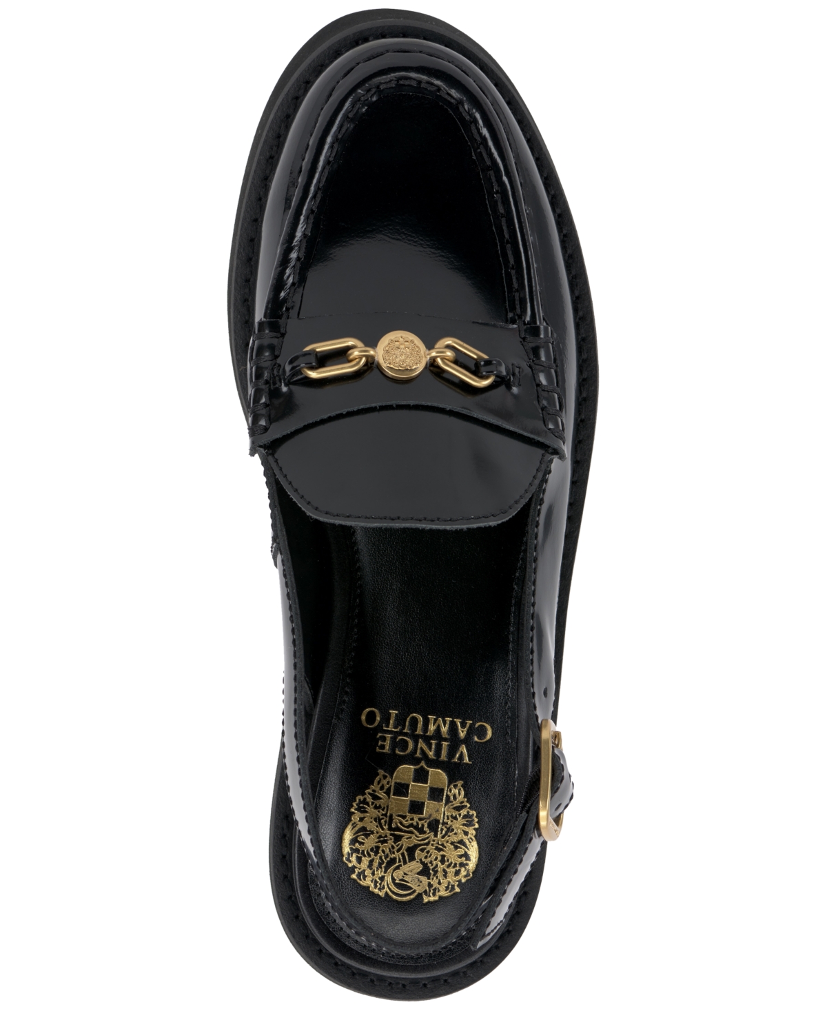 Vince Camuto Women's Torrie Platform Slingback Tailored Loafer Flats