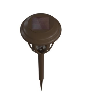 All-Weather Tulip Design Led Solar Lights, Outdoor Solar Powered Lights For Pathway, Garden, & Yard - Set Of 8