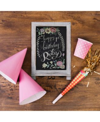 Hanging Or Tabletop Chalkboard With Legs/Wedding Table Sign/Kitchen Countertop Memo Board