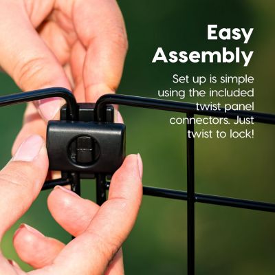 USA 30" Exercise 8 Panel Wire Metal Pet Playpen for Dog