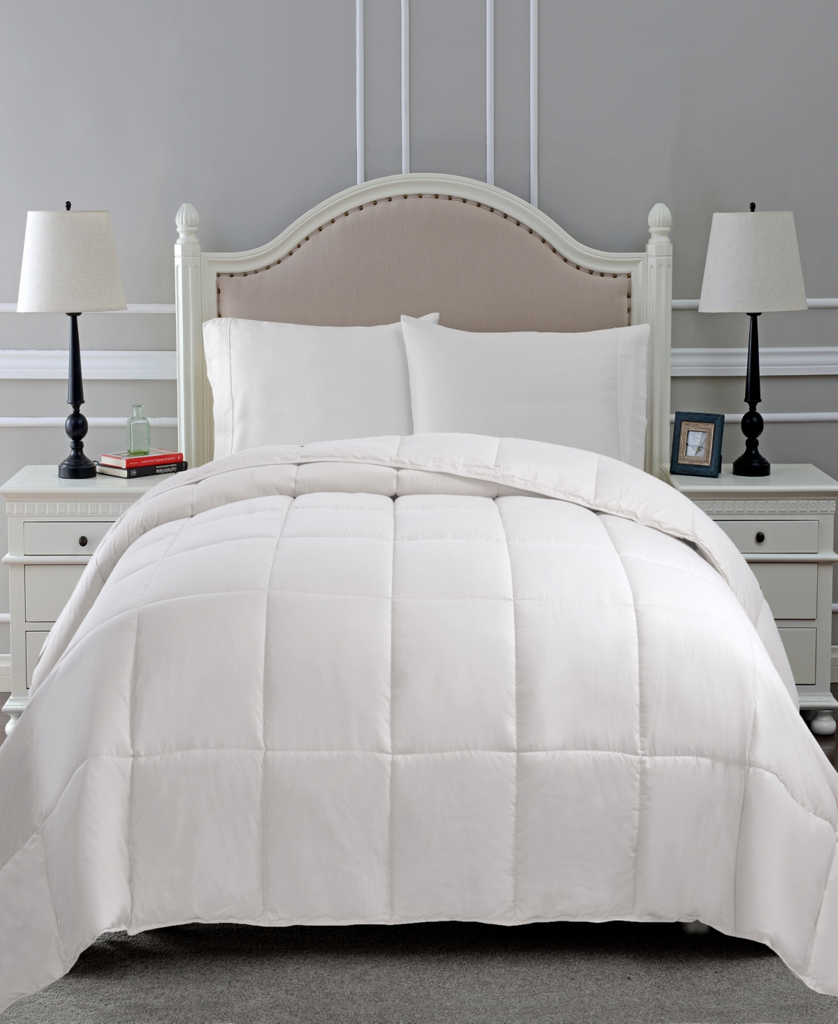 Superior All Season Down Alternative Reversible Comforter,
