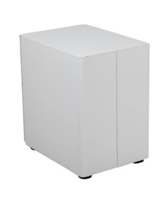 Modern 3-Drawer Mobile Locking Filing Cabinet Storage Organizer