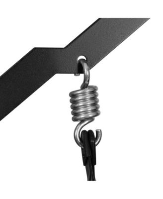 3-Seat Outdoor Steel Converting Patio Swing And Bed Canopy Hammock