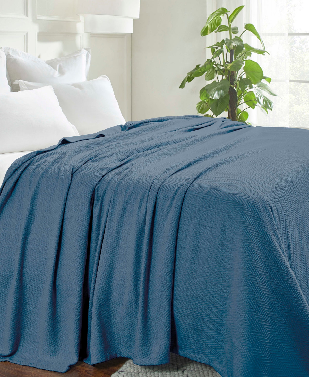 Superior Chevron All Season Cotton Blanket, Full/Queen