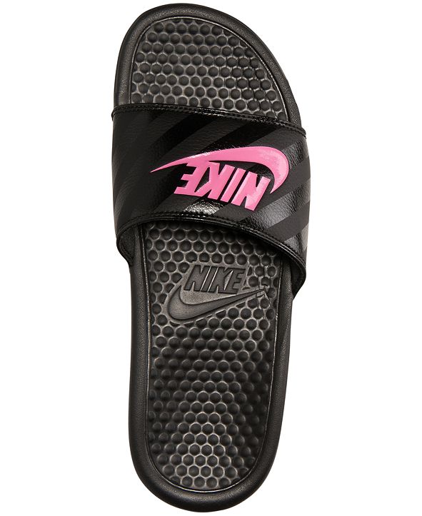 nike swoosh slides