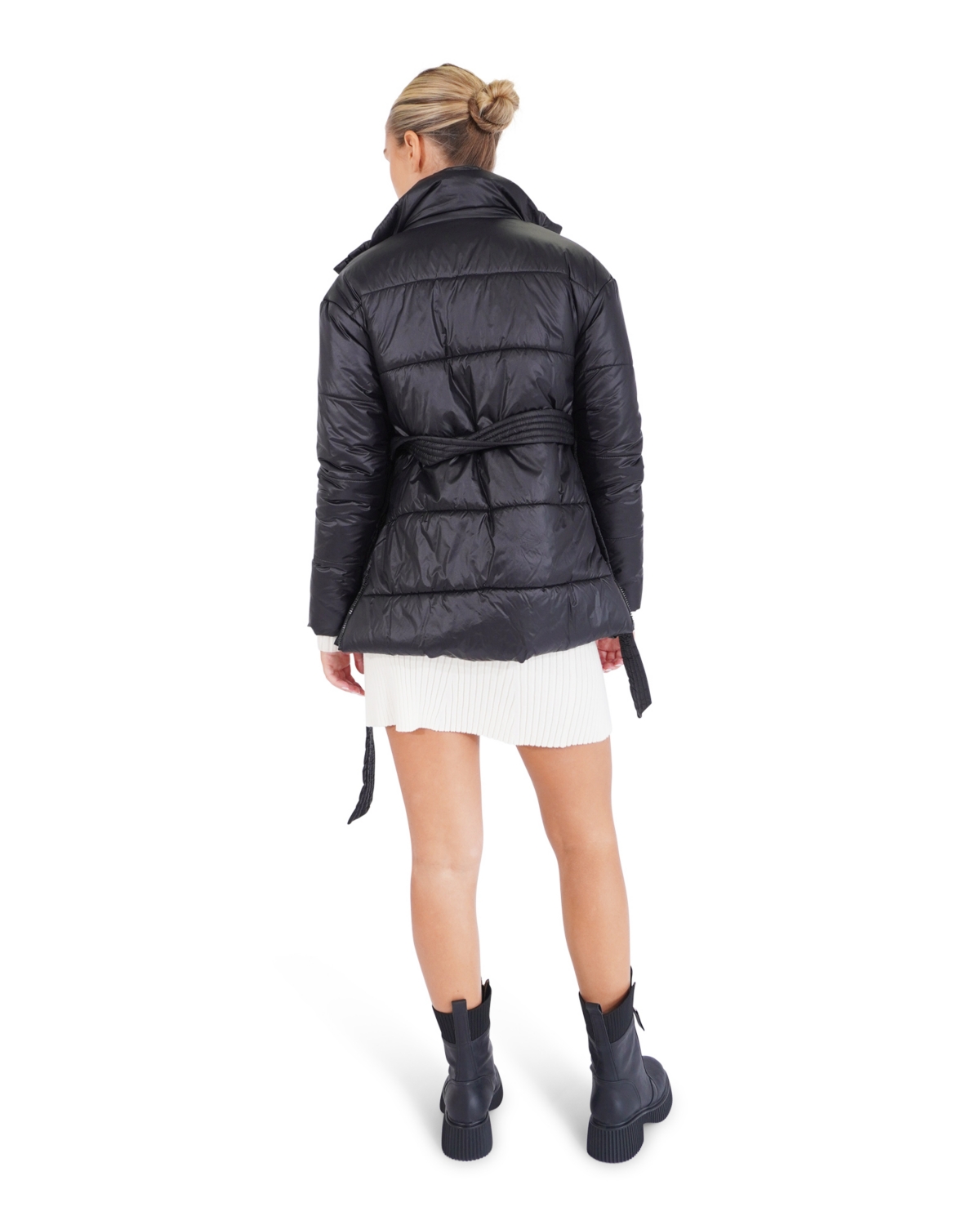 Belle & Bloom Women's Moonrise Belted Puffer Jacket