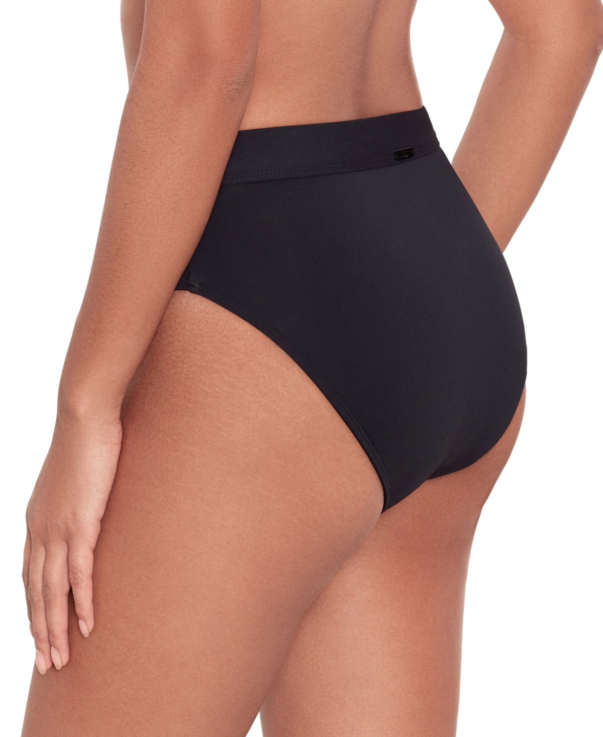 RALPH LAUREN WOMEN'S BANDED HIGH WAIST SWIM BOTTOM 