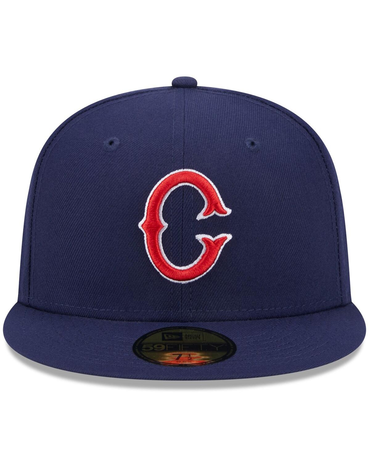 NEW ERA MEN'S NAVY CHARLOTTE KNIGHTS THEME NIGHTS HORNETS 59FIFTY FITTED HAT