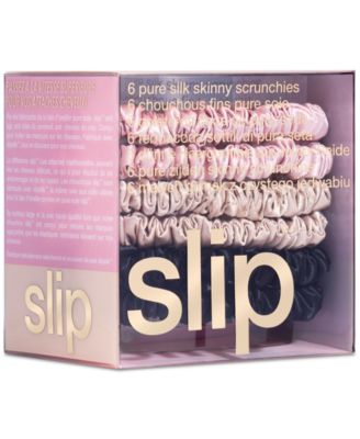 6-Pc. Pure Silk Skinny Scrunchies Set