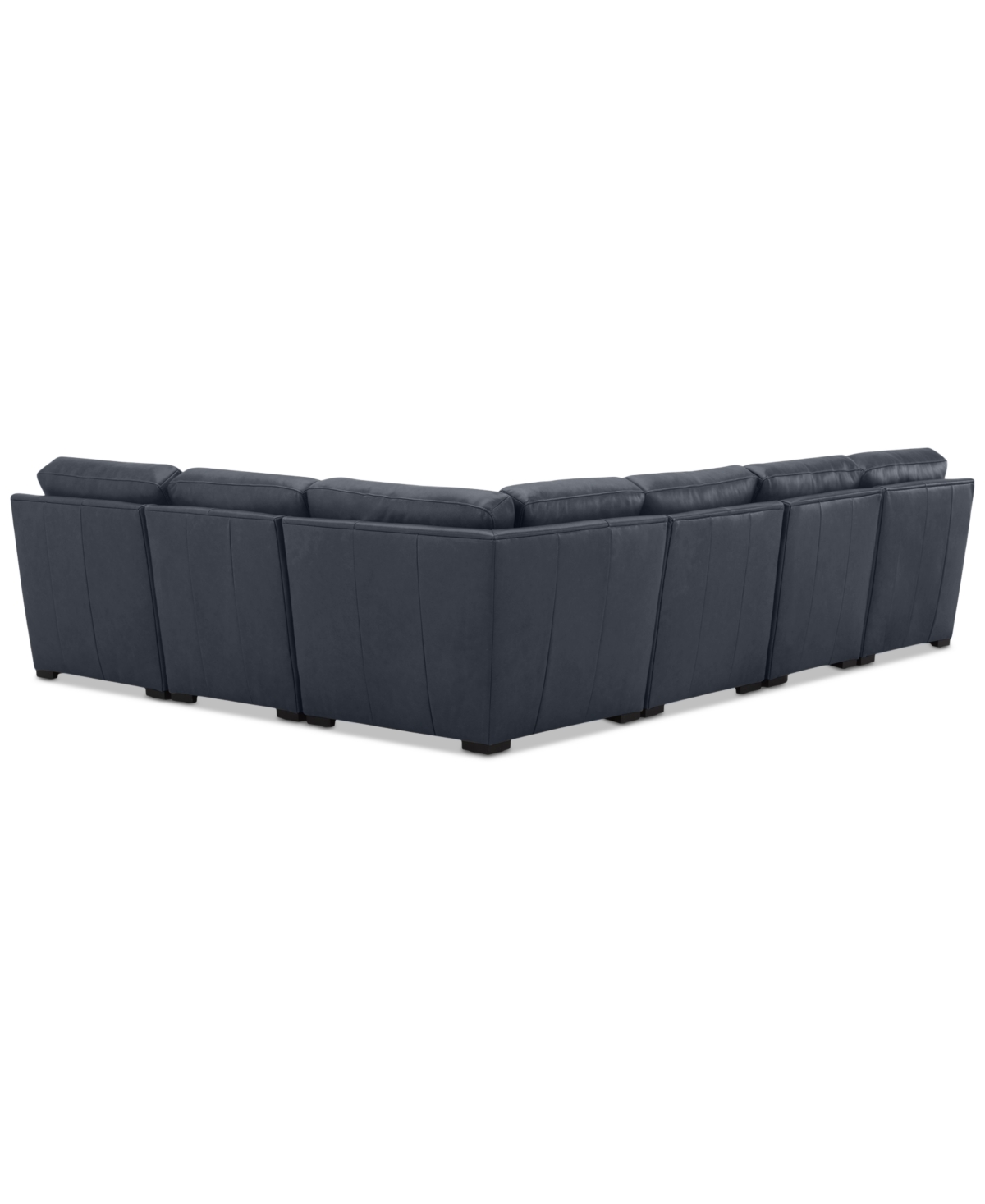 Radley 6-Pc. Leather Square Corner Modular Chaise Sectional, Created for Macy's
