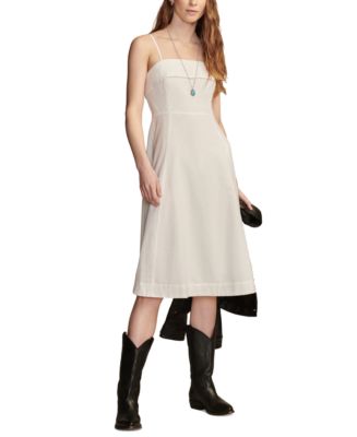 lucky linen dress Lucky Linen Belted Mini Dress by ALMAIS in Blue, Size: 12 at Anthropologie