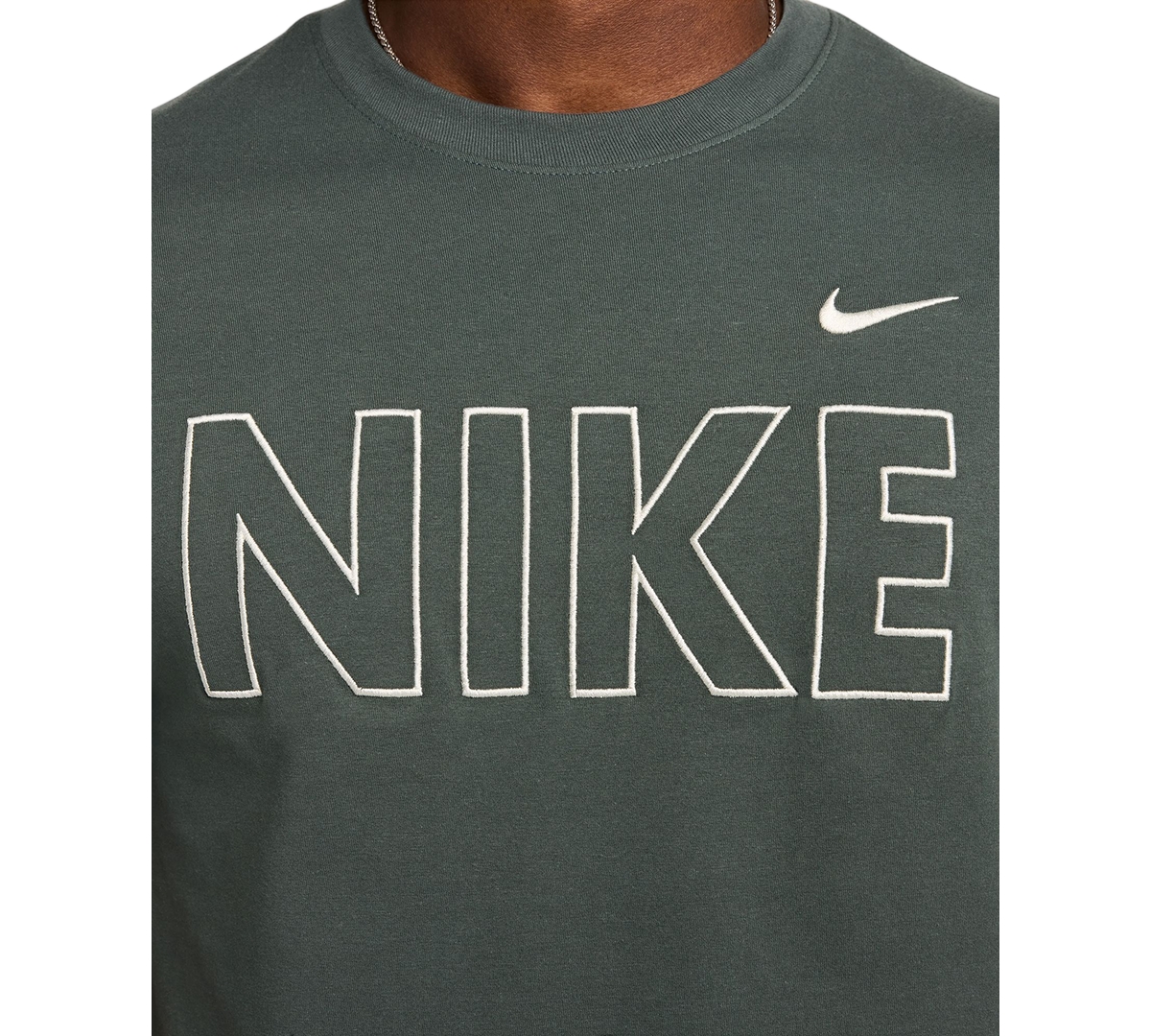 Nike Men's Sportswear Logo Graphic Short Sleeve Crewneck T-Shirt -(sea Glass)