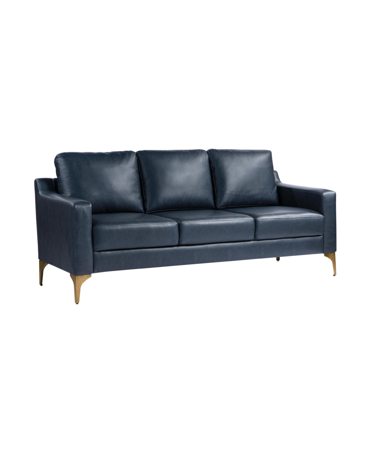 Serta 78"W Faux Leather Francis Sofa
