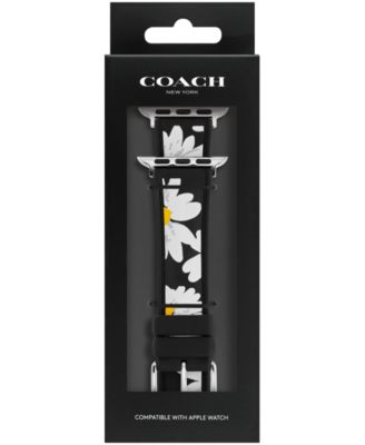 Women's Black Silicone Apple Strap 38mm/40mm/41mm