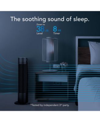 OSC54 Oscillating Tower Fan with Remote, 32 Inch, Quiet Powerful Fan, Oscillates 70&ordm;, 1-8H Timer, 4 Speeds, Touch Control