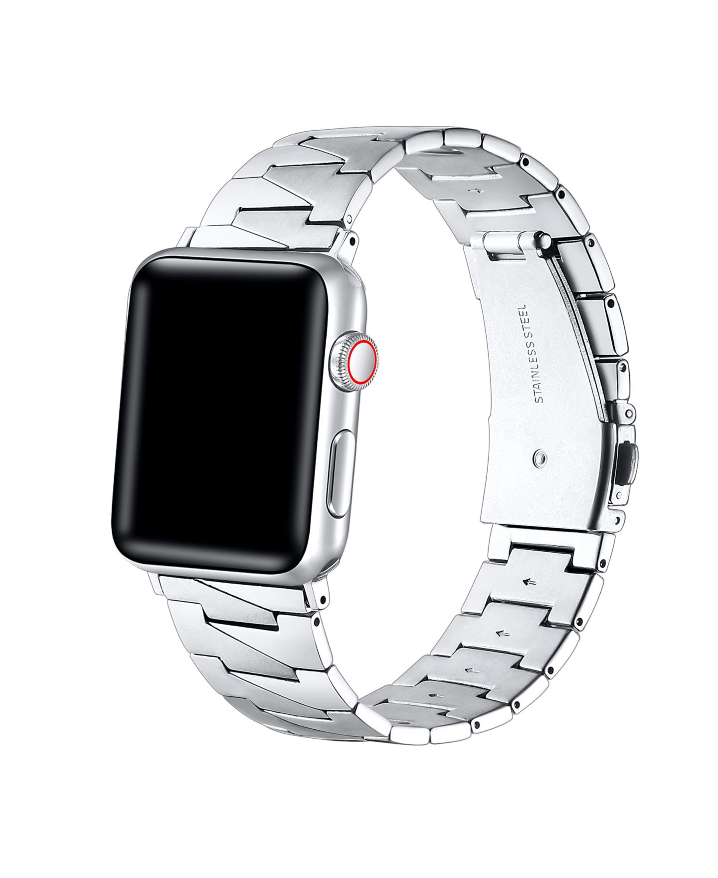 Ремешок для часов Posh Tech Scarlett Stainless Steel Band for Apple Watch 40,41,42mm, цвет: Серебряный — фото 1